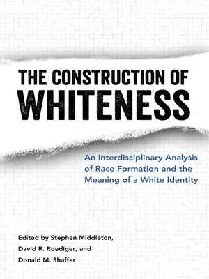 cover image of The Construction of Whiteness